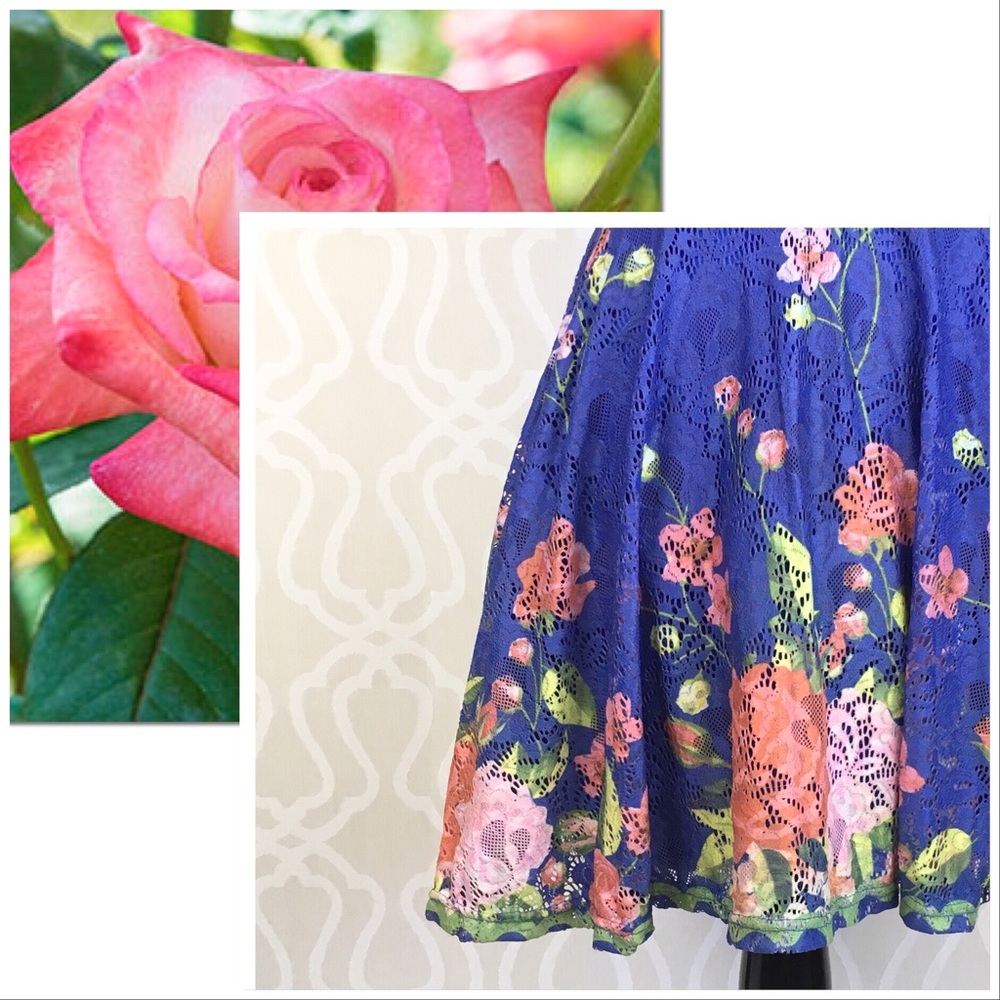 *CLEARANCE* Roses Lace Tulle Petticoat Mini Dress - Picture 8 of 8